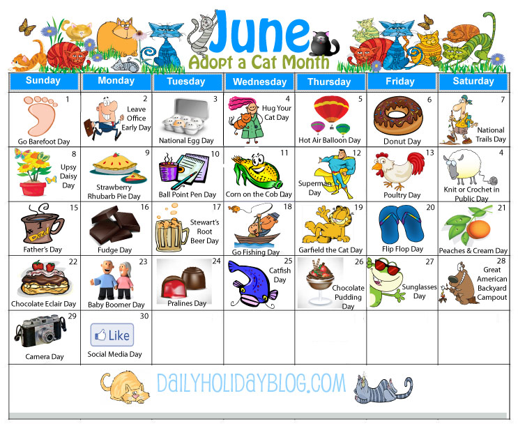 Bizarre Calendar Holidays For June 113